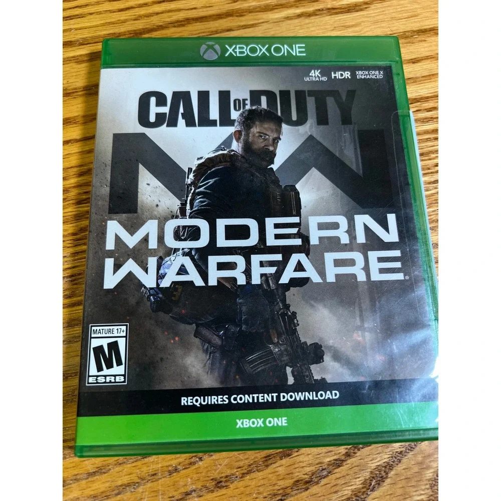Call of Duty Modern Warfare Xbox One 2019 Activision FPS Video Game Disc